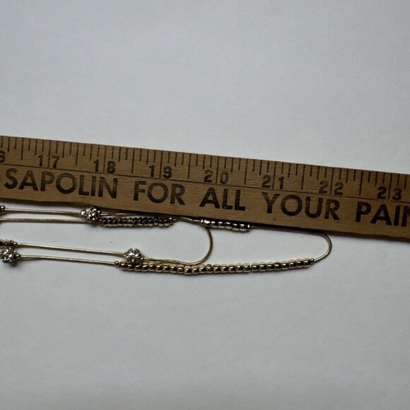 2/$18‎ SALE! Chicos Necklace Jewelry 2 Strand Gold Long Beaded Sparkle Boho - Picture 7 of 7